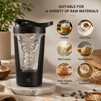 Shaker Cup USB Charging Shaker Cup for Protein Shaker Meal Replacement Shake Portable Gym Water Bottle Mixing Cup 450Ml